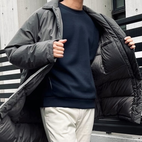 NOLLEY’S TAION 別注ステンカラー バルカラーコート　黒　Ｌサイズ TAION/タイオン】”ノーリーズ別注モデル”ON/OFF兼用ステンカラー