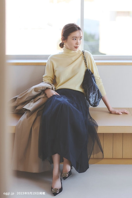 NOLLEY'S】Oggi × NOLLEY'S 飯豊まりえさんが着る「きれいめ