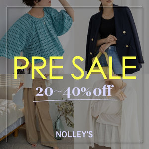 【NOLLEY'S】これから使えるアイテムもPRICE DOWN！