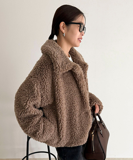 フェイクファーコート 美品NOLLEY