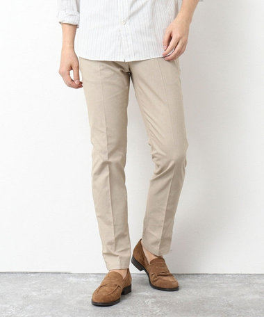 ［WEB限定 SPECIAL PRICE！］《ビジカジ対応》綿麻COOLMAX スリムフィットパンツ 25SS