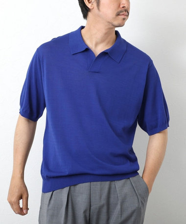 《PIMA COTTON》成型半袖 NSNスキッパーニット 25SS