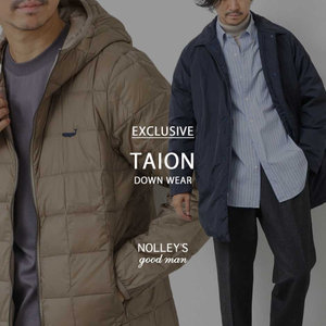 【TAION/タイオン】ノーリーズグッドマン別注ダウンアウター