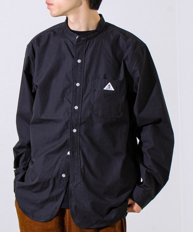 【GEVACO/ゲバコ】起毛バンドカラーシャツ