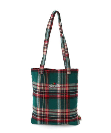 【FRUIT OF THE LOOM】TARTAN CHECK TOTE BAG