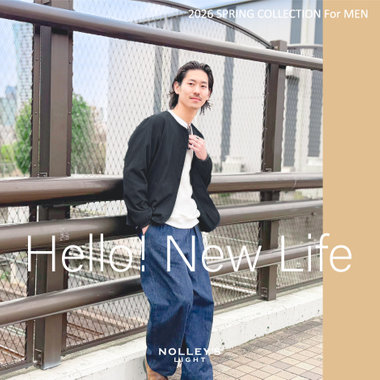 【OUTLET】【MEN】今すぐ着られて長く使える ”最旬の春アイテム” ロンT＆スウェットを今すぐチェック！
