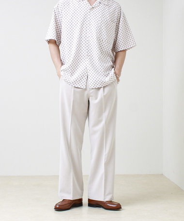 【美シルエット】ミディアムストレート フレアパンツ