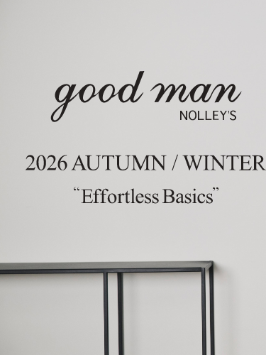 good man NOLLEY'S 2026 AUTUMN / WINTER Effortless Basics