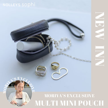 【NOLLEY'S sophi】EC STAFF MORIYA別注 マルチミニポーチ 通常販売START!