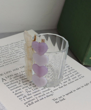 ハートならびクリップ