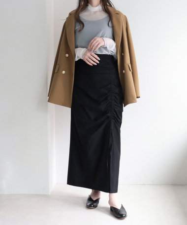 ドロストハイウエストスカート