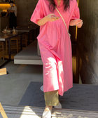 ５分袖ボリュームワンピース