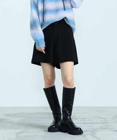 ピンタック ショートパンツ