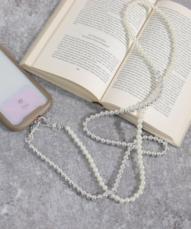 パール×メタルスマホショルダー