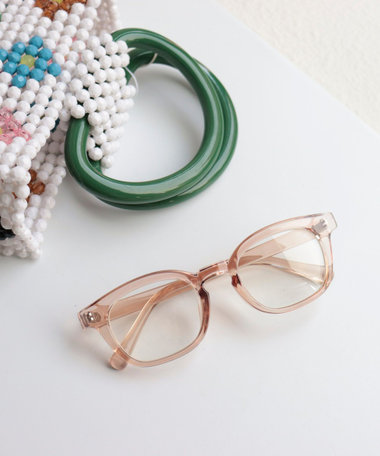 セルフレームメガネ