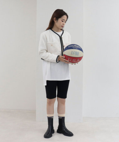 リブニットスパッツ