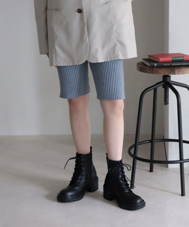 リブニットスパッツ