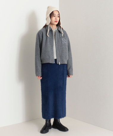 シャギーニットスカート