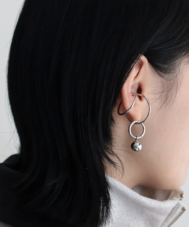 リングボールイヤカフ