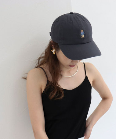 [新色追加]ストライプシャツべアキャップ