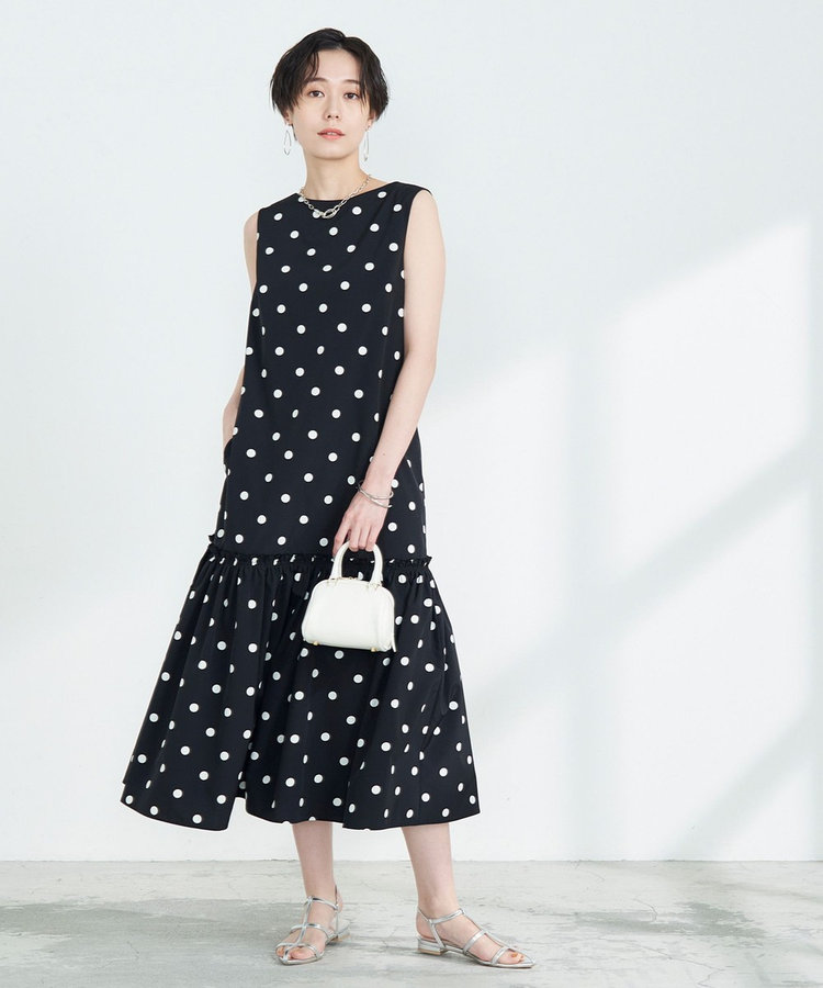 完売品 three dots ティアードワンピース-