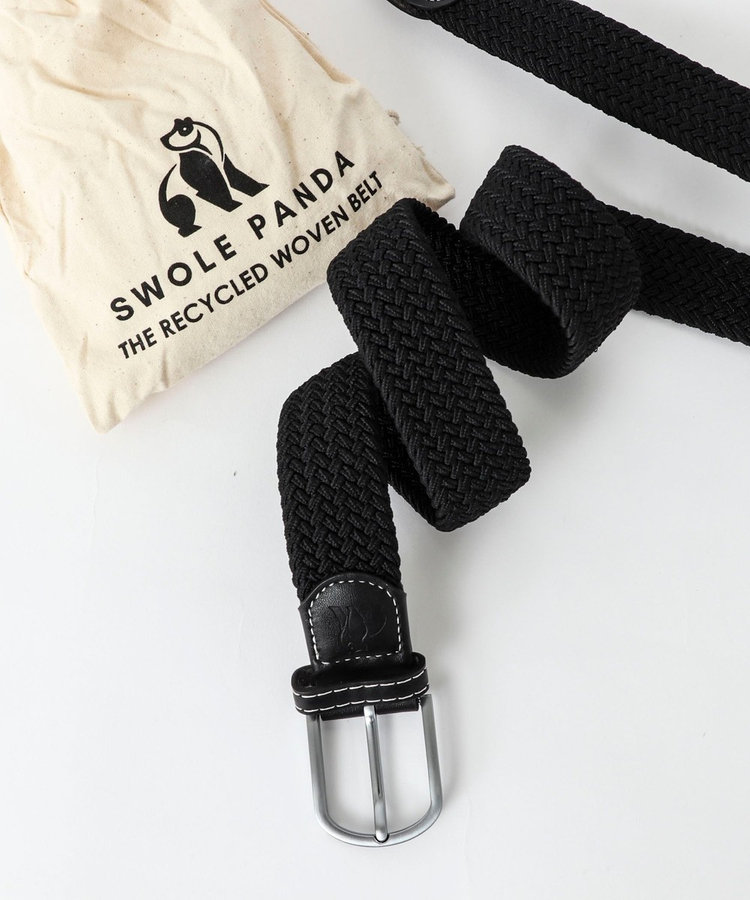 SWOLE PANDA/スウォール パンダ】RECYCLED WOVEN BELT SOLID（3-0187-9