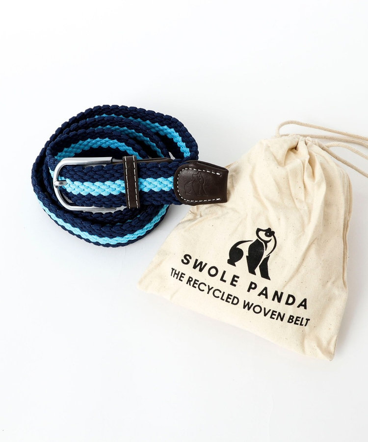 SWOLE PANDA/スウォール パンダ】RECYCLED WOVEN BELT STRIPE（3-0187