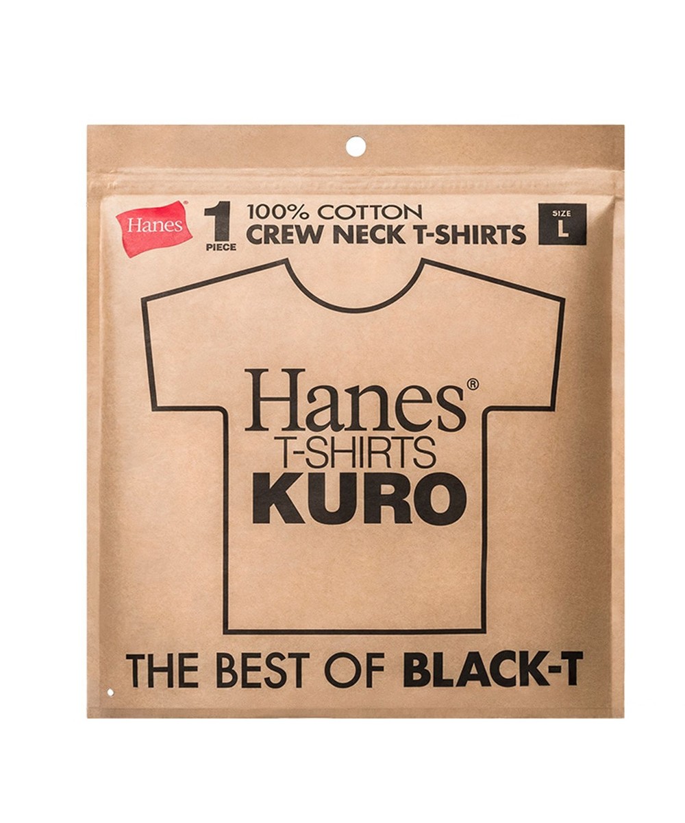 1P Hanes KURO クルーネックTシャツ