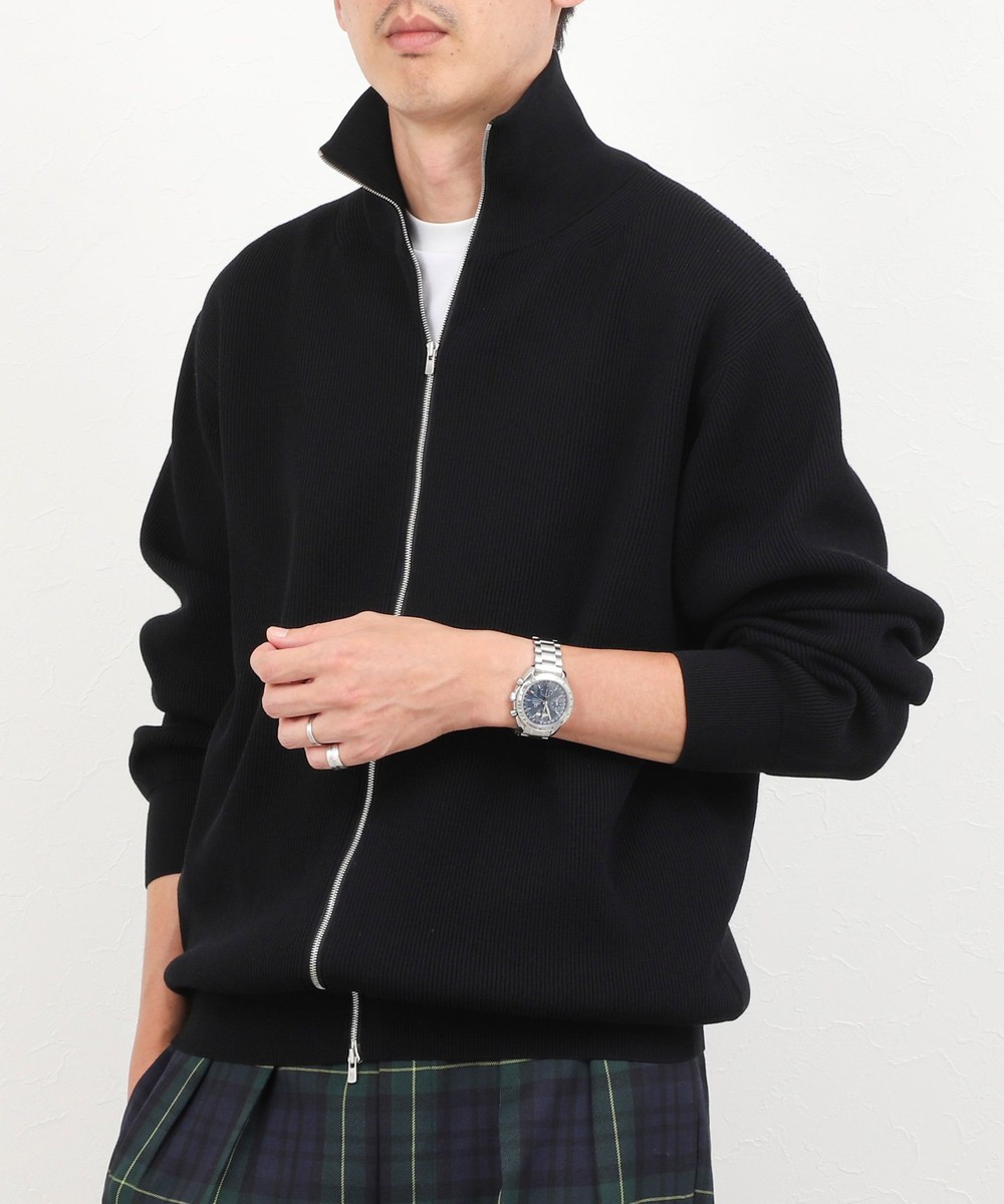 【BATONER/バトナー】HARD TWIST WOOL RIB DRIVERS KNIT ドライバーズニット 26AW