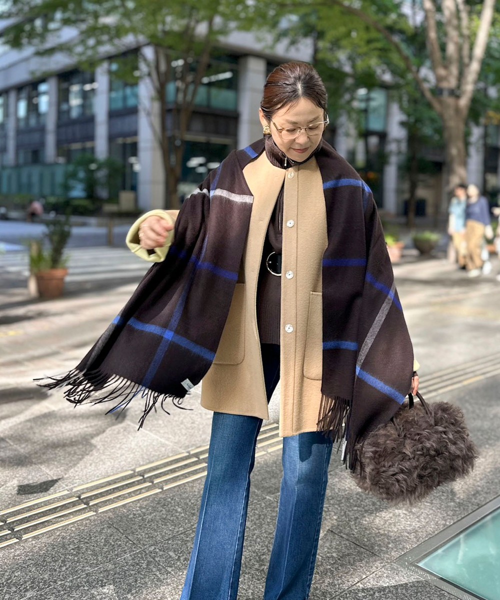チェックストール