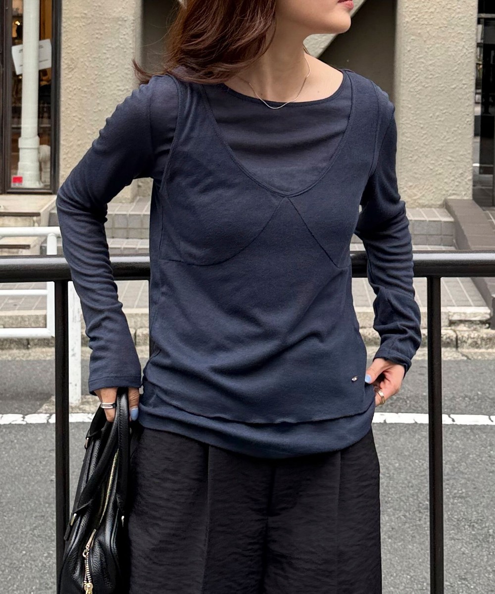 レイヤードタンクセットロンTシャツ