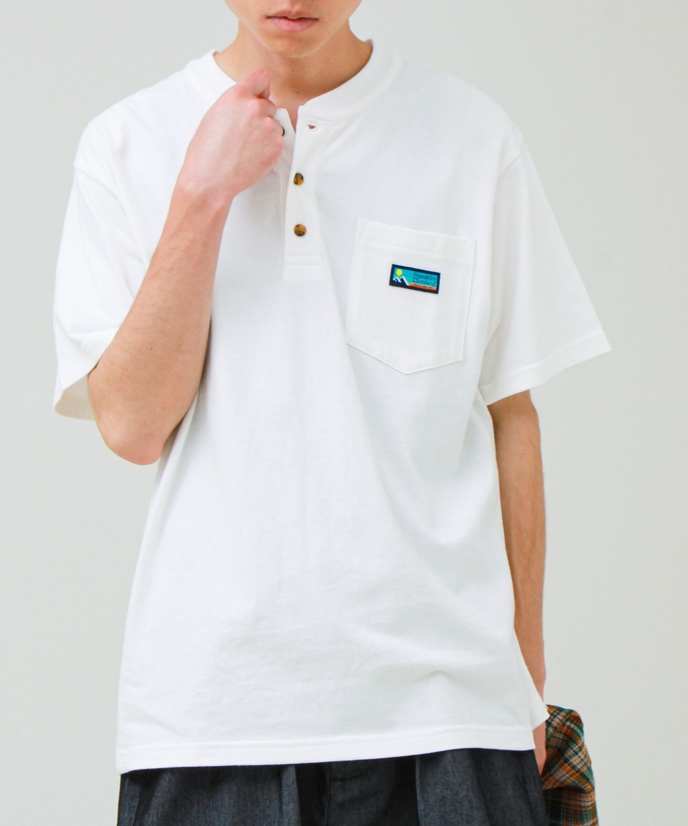 ［WEB限定 SPECIAL SALE！］【Franklin Climbing/フランクリンクライミング】ヘンリーネックラベルTシャツ