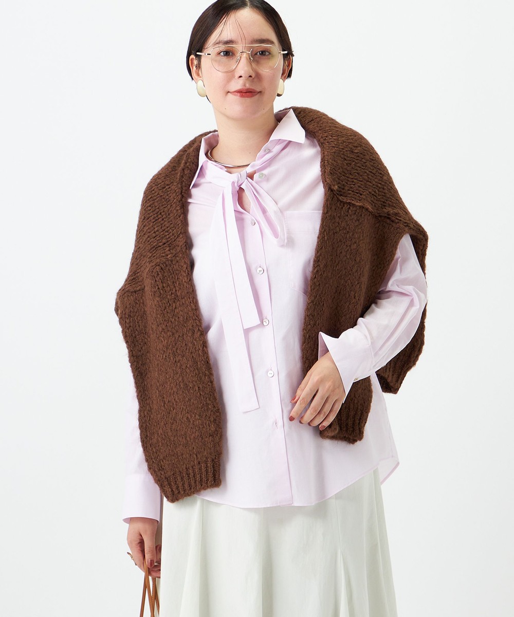 ウォッシャブルソフトボウタイシャツ
