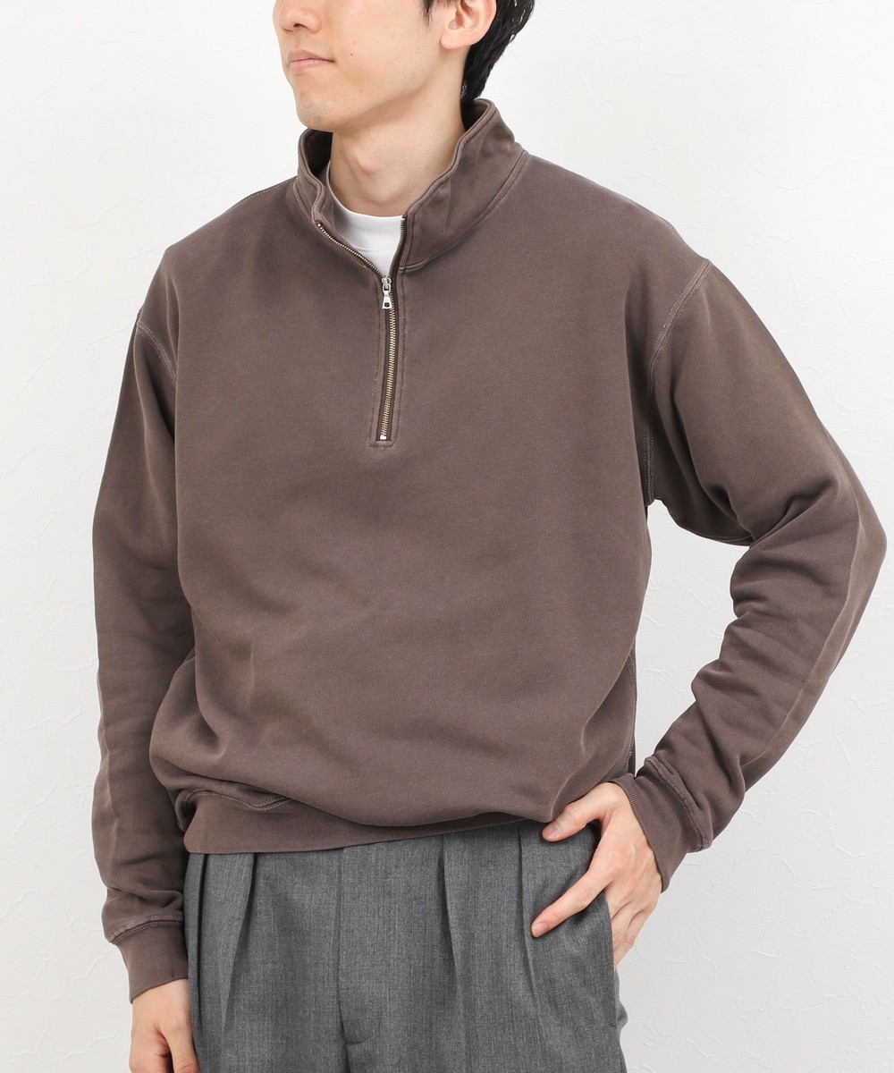 BARNS OUTFITTERS別注 スウェットハーフジップ 26AW