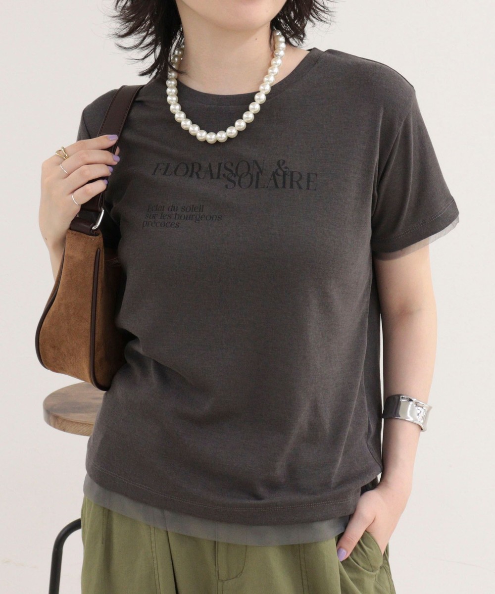 シアーレイヤードＴシャツ