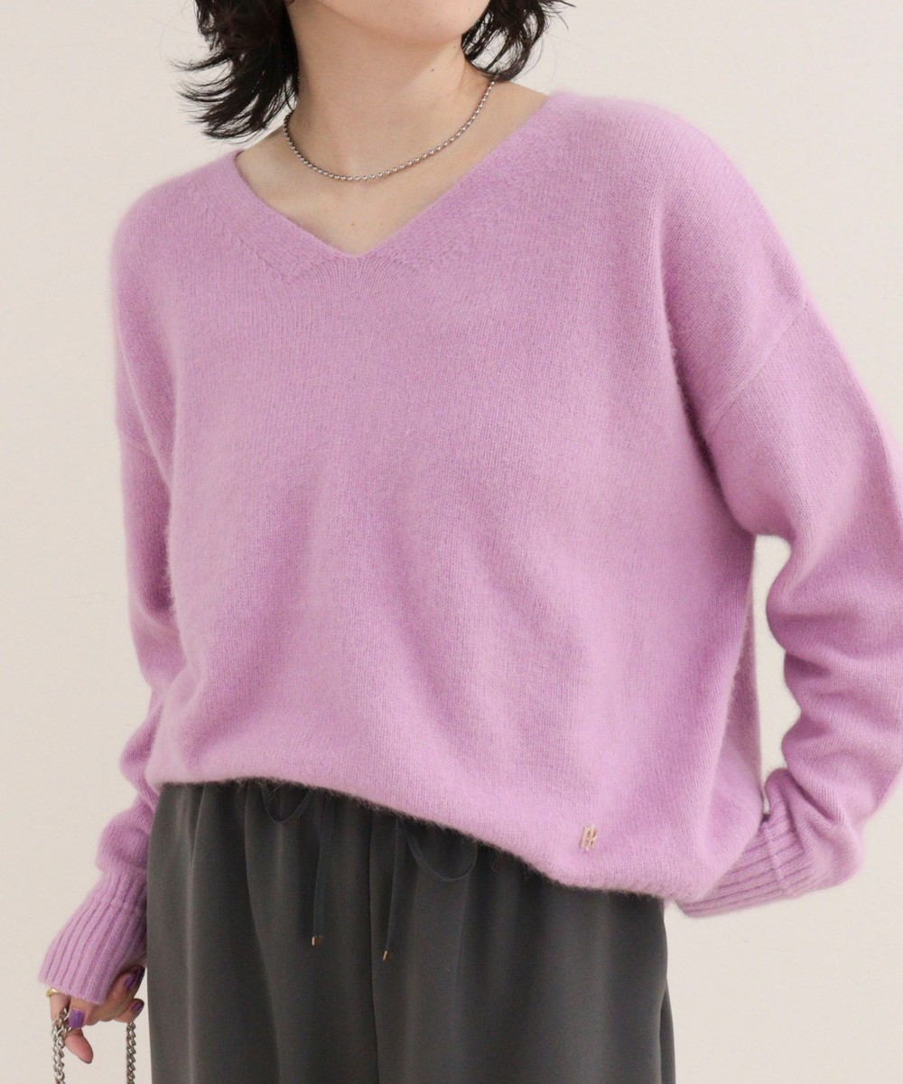 FOX MIX Vネックニットプルオーバー