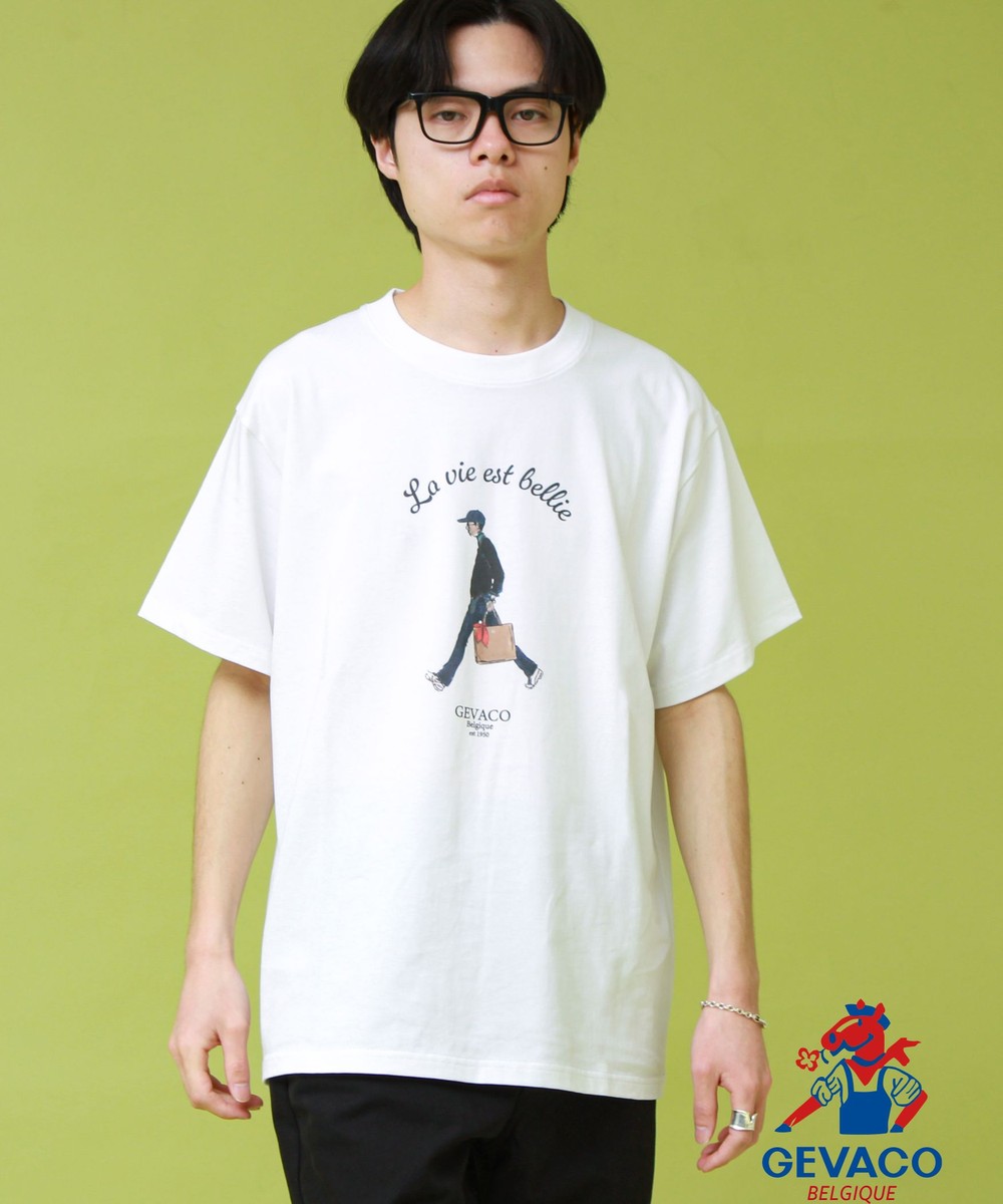 【GEVACO/ゲバコ】プリントＴシャツ