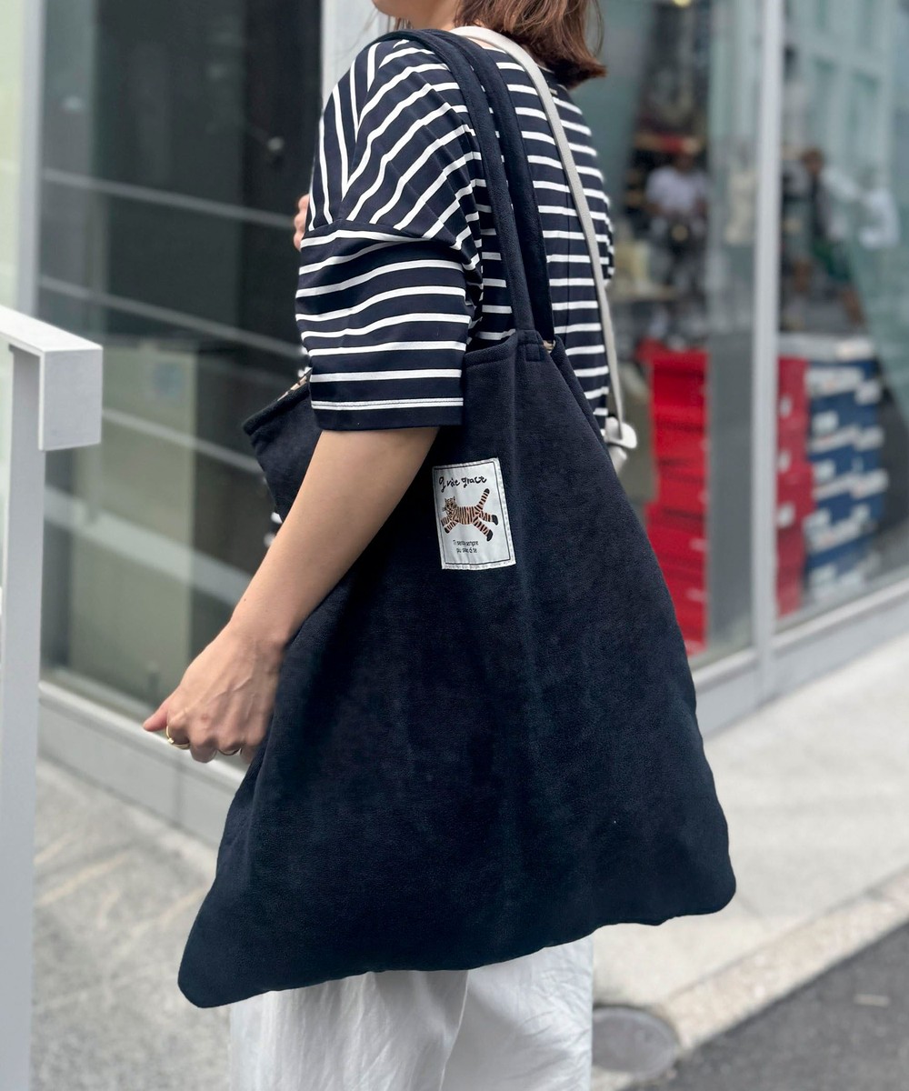 ［WEB限定 SPECIAL SALE！］【grâce grace/グラスグラス】グラスケパイルバッグ-L