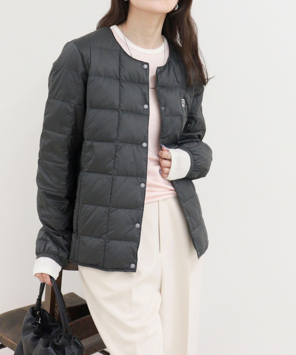 ［WEB限定 SPECIAL PRICE！］《別注》【TAION/タイオン】CREW NECK BUTTON DOWN JKT ダウンジャケット