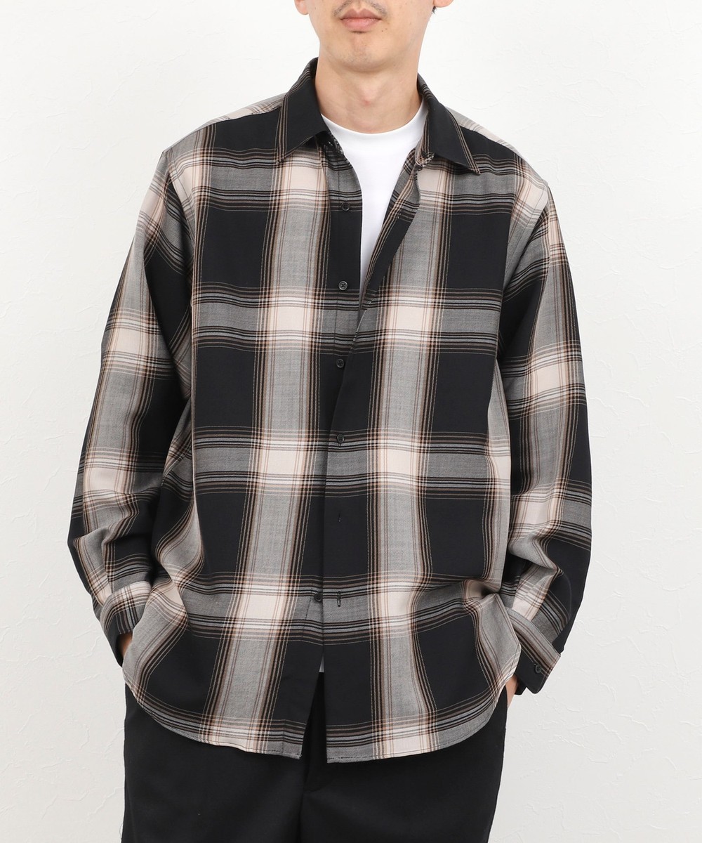 【BATONER/バトナー】OMBRE CHECK REGULAR オンブレチェック レギュラーシャツ 26AW