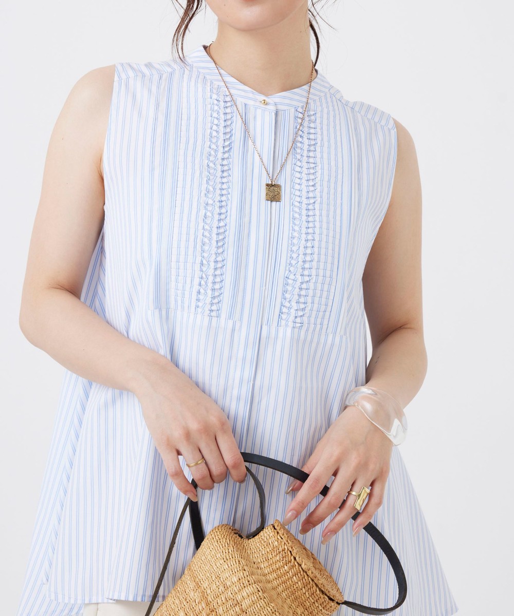 【TORRAZZO DONNA/トラッゾドンナ】A-line Silhouette blouse