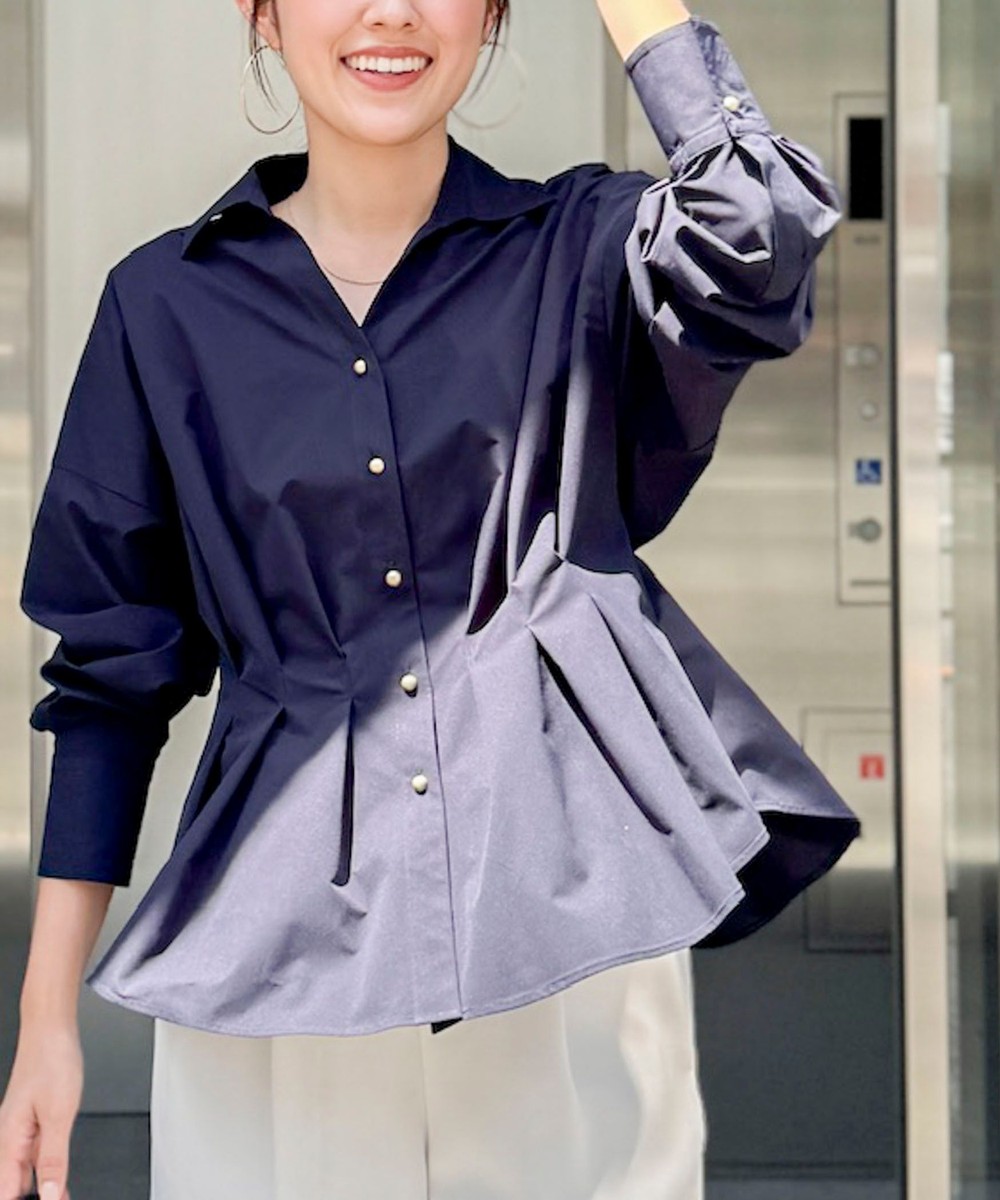 【WEB＆一部店舗限定カラー】ストレッチタフタスキッパータックシャツ
