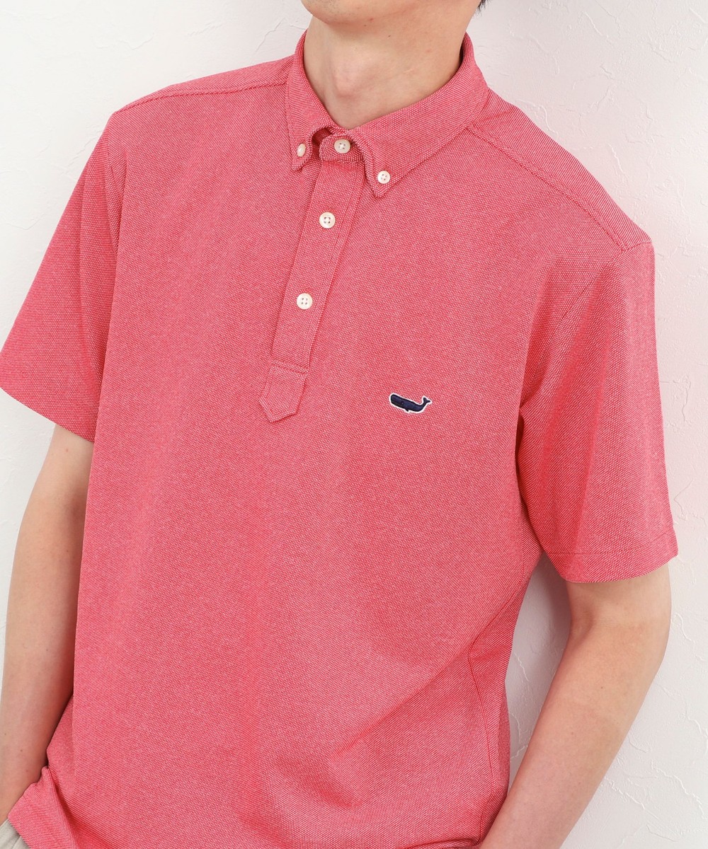《ビジカジ対応》クジラ Polo ボタンダウンポロシャツ 26SS