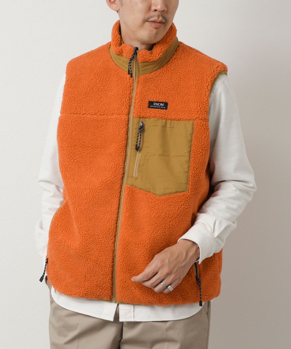 【TAION/タイオン】MOUNTAIN  R/S DOWN×BOA Hi-NECK VEST 26AW