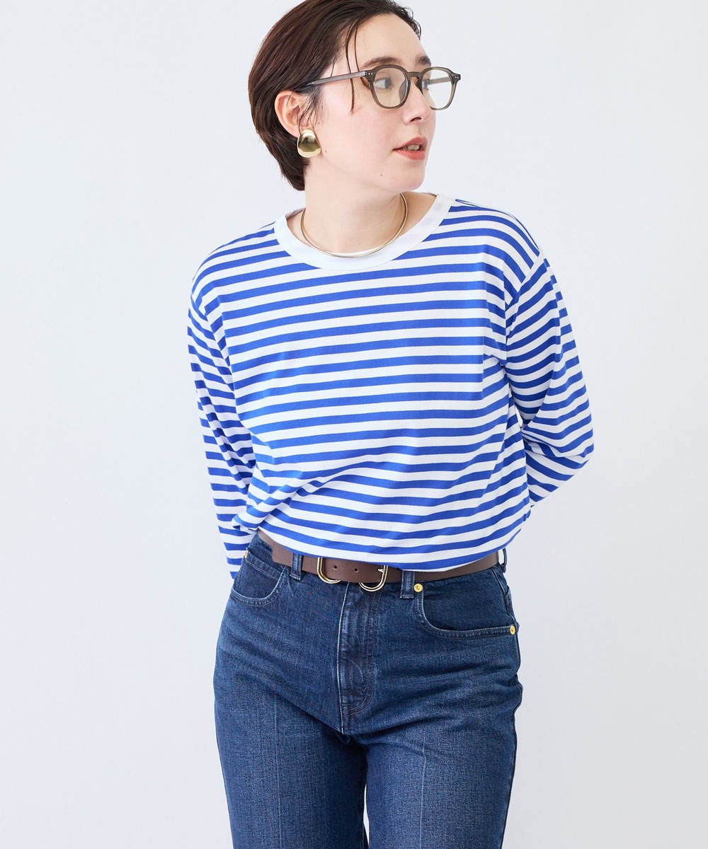 ウォッシャブルロングスリーブＴシャツGIZA COTTON