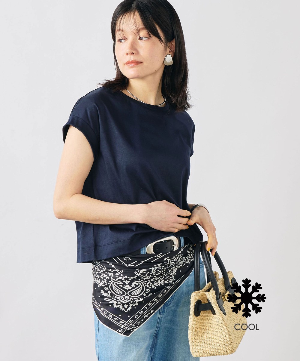 ［WEB限定 SPECIAL SALE！］ウォッシャブルワイドノースリーブTシャツ