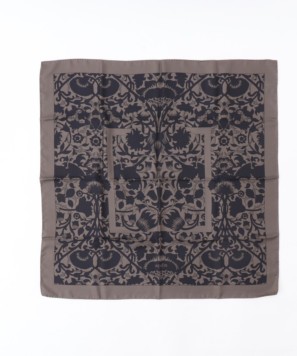 【AENEIS/エイネス】 MUR FLORAL SILK SCARF 90