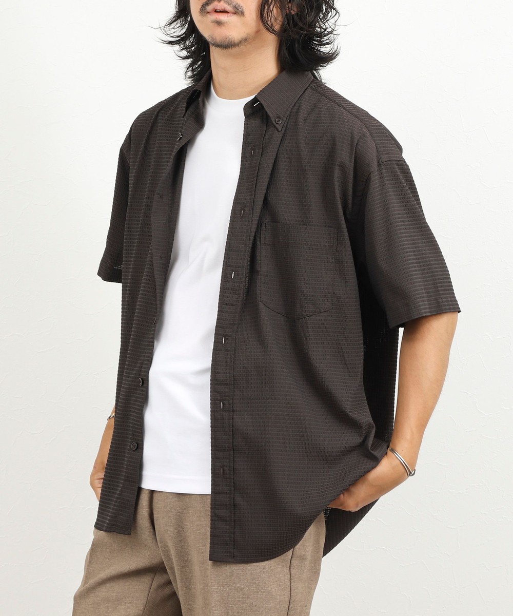 DotAir ドットエアー半袖B.D. ボタンダウンシャツ 通気性/UVカット 26SS