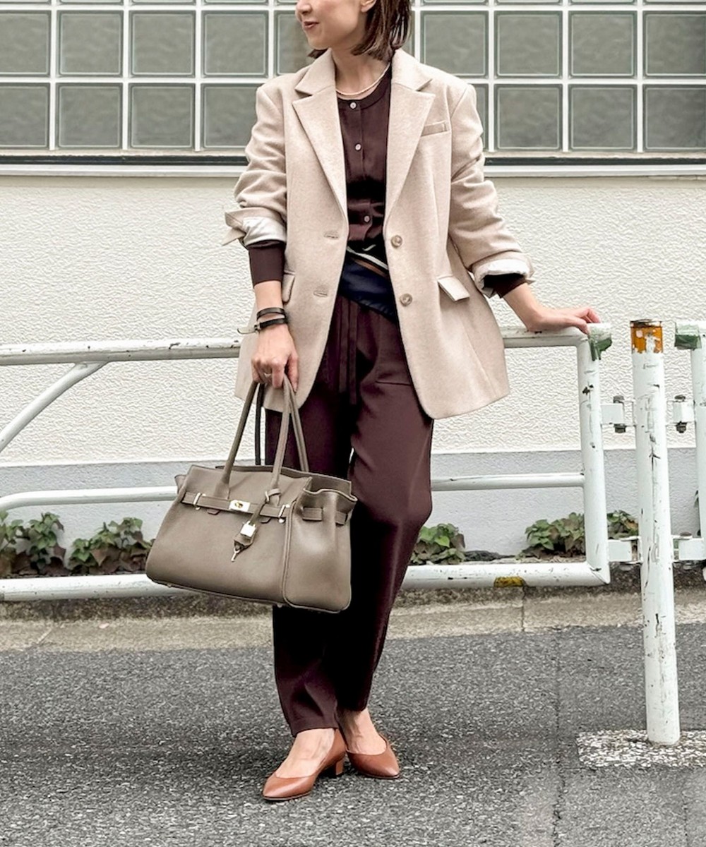 【WEB＆一部店舗限定色あり】《手洗い可能/セットアップ対応》ニットオールインワン