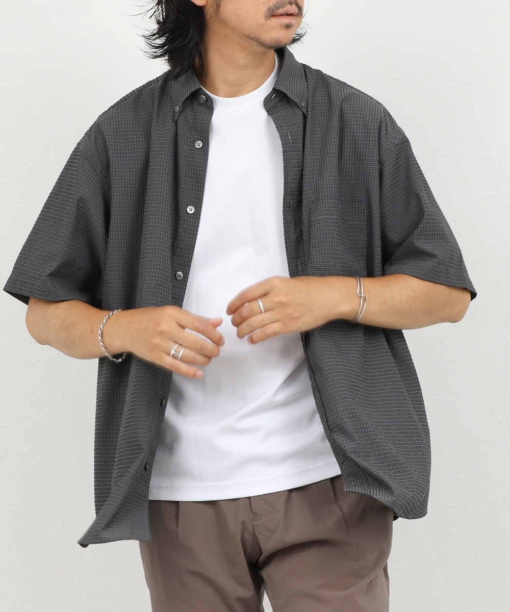 DotAir ドットエアー半袖B.D. ボタンダウンシャツ 通気性/UVカット 26SS